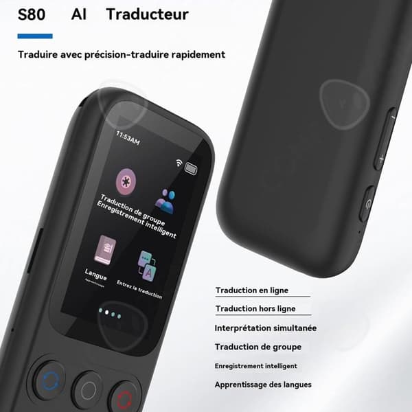 C Instant Voice Translator 138 språk omedelbar översättare med wifi hotspot offline-funktion röstöversättningsenhet