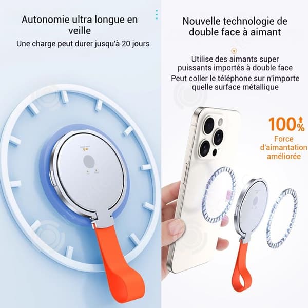 INN Översättare för röstöversättning i realtid 138 språk 6,8 x 0,5 cm magnetisk dubbelsidig multifunktionell översättare 8 i 1 20 dagars batteritid