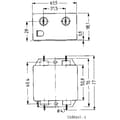 Miniatyrbild 3 av 3: TDK B84111AB120 B84111AB120 Brusfilter Flamhämmande 250 V/AC 20 A 0.47 mH (L x B x H) 63.5 x 77 x 38.1 mm 1 st