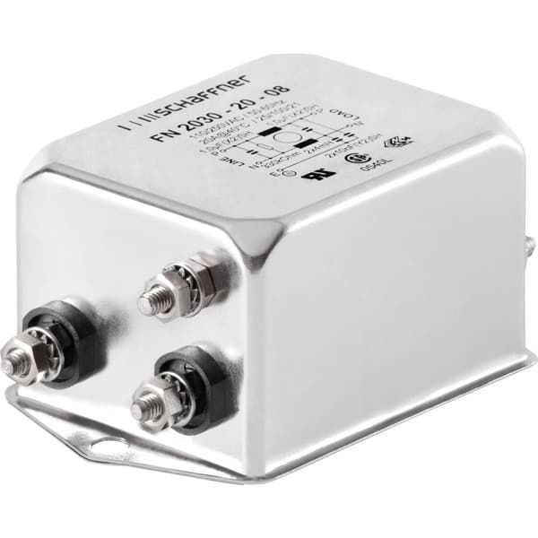 Schaffner FN2030-10-06 FN2030-10-06 Brusfilter 250 V/AC 10 A 8 mH (L x B x H) 85 x 54 x 30.3 mm 1 st