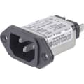 Miniatyrbild 1 av 3: TE Connectivity 1-6609006-4 1-6609006-4 Nätfilter med IEC-kontakt 250 V/AC 10 A 0.35 mH 1 st