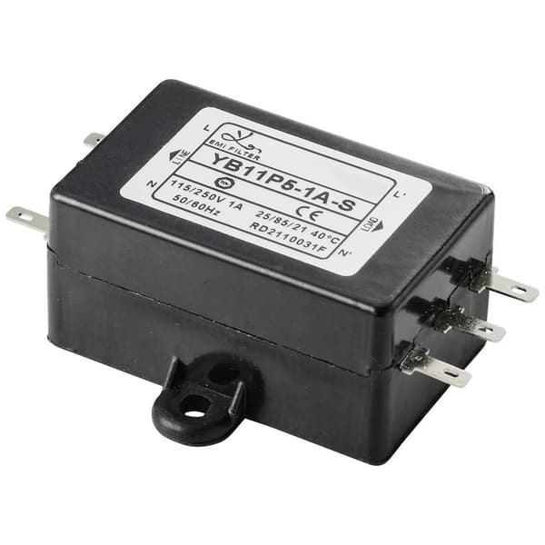 TRU COMPONENTS TC-10101420 Brusfilter 250 V/AC 1 A 3.7 mH (L x B x H) 68 x 50 x 25.5 mm 1 st