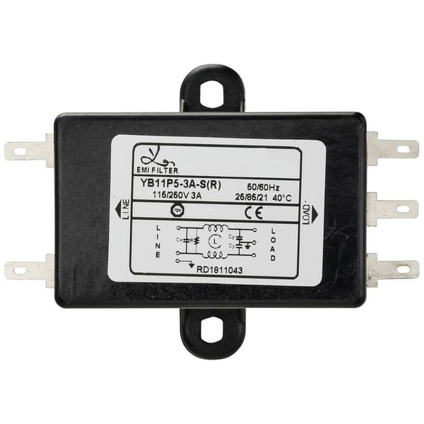 TRU COMPONENTS TC-10101424 Brusfilter 250 V/AC 3 A 2.5 mH (L x B x H) 68 x 50 x 25.5 mm 1 st