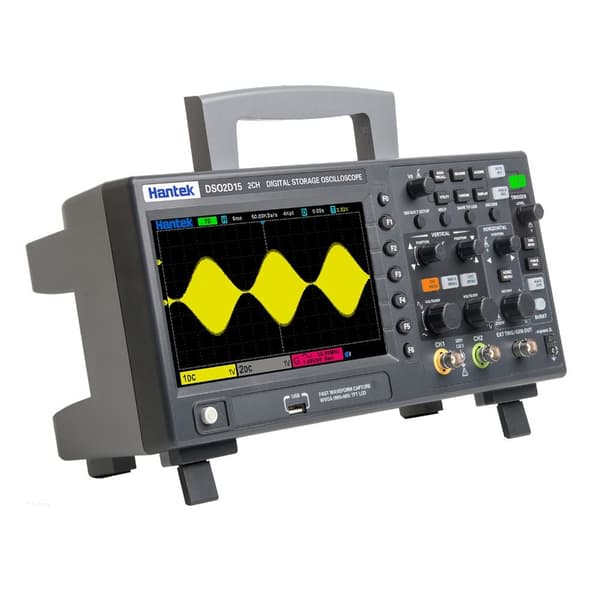 Hantek DSO2D15 Dual Kanal + AFG Digital Storage Oscilloscope 150MHz 1GSa/s Signal Generator Oscilloscope