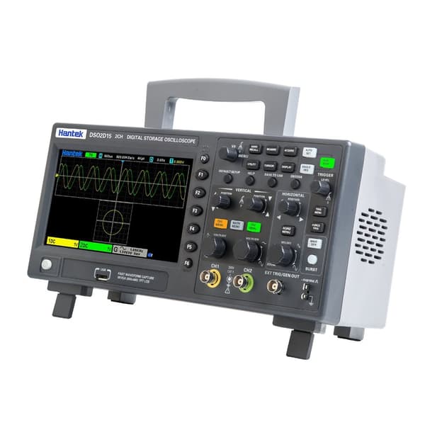 Hantek DSO2D15 Dual Kanal + AFG Digital Storage Oscilloscope 150MHz 1GSa/s Signal Generator Oscilloscope