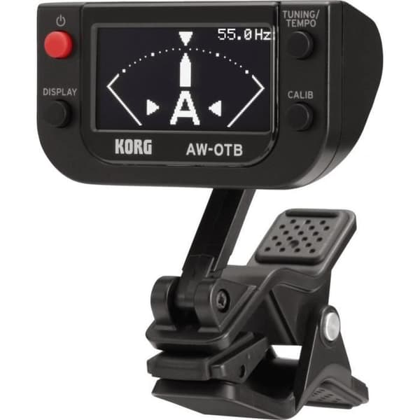 Korg AW-OTB - clip-on bastuner Svart