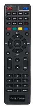 Miniatyrbillede 4 af 8: Esperanza EV106P Digital DVB-T2 H.265/HEVC tuner, sort