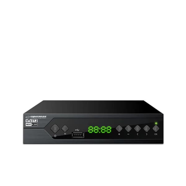 Esperanza EV107R TV set-top boks Kabel Sort