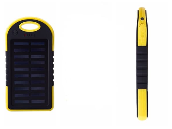INF Powerbank 5000 mAh - vandafvisende - gul