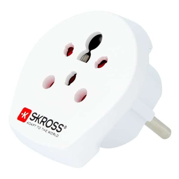 Reiseadapter India/Israel/Danmark til Europe Grounded
