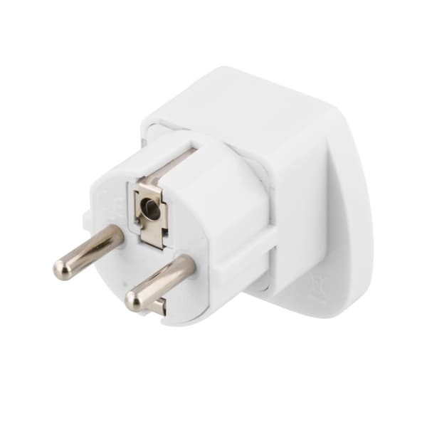 Travel adapter, UK/US/Italy/Switzerland - EU, 250V/13