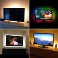 Miniatyrbillede 6 af 8: USB-drevet TV-belysning / LED-lyskæde med Fjer - 12W 60 LEDs SMD 5050 RGB 1x1m