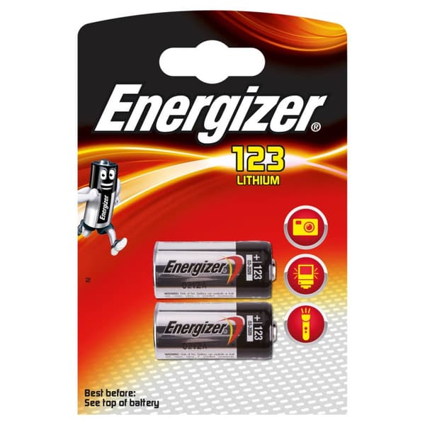 Batteri CR123 Lithium 2-pak