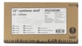 Miniatyrbilde 3 av 4: 10 "fixed shelf, 1U, 136mm deep, black