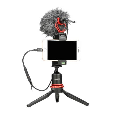 BOYA Mikrofondapter Lightning - 3.5mm BY-K3 Han - Hun TRRS
