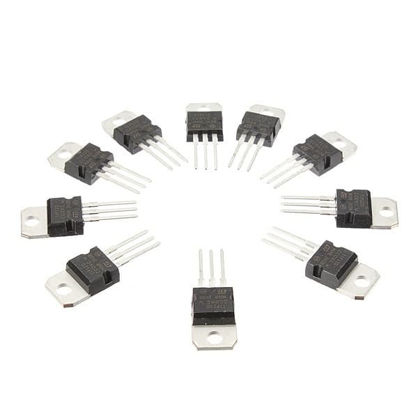 10 st tip120 till-220 darlington transistorer npn