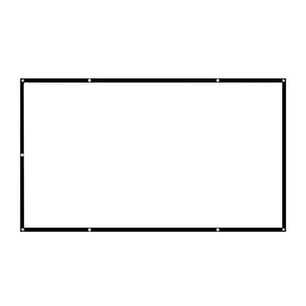 Projektorduk 100 tum i 16:9-format