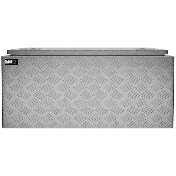 MSW Aluminiumlåda - 91 x 44,5 x 43 cm - 119 l