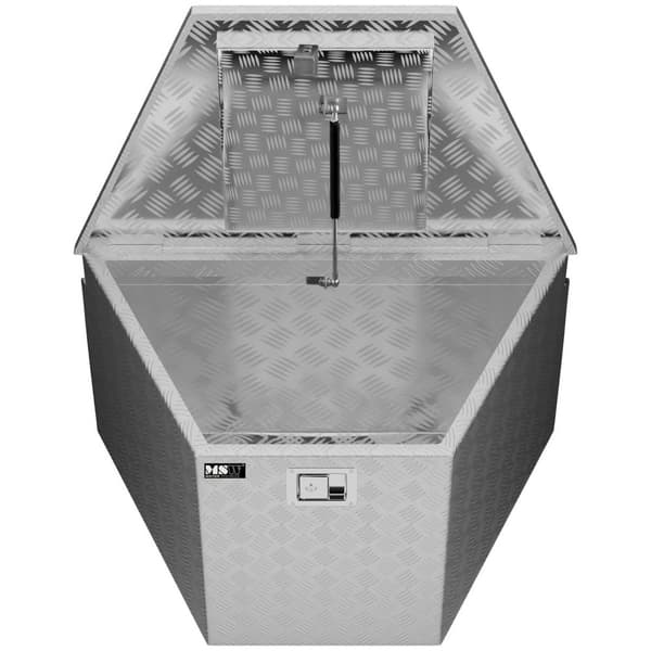 MSW Aluminiumlåda - 82 x 48 x 46 cm - 150 l