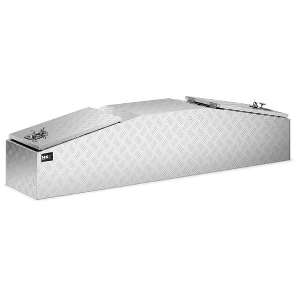 MSW Aluminiumlåda - Räfflad - 177 x 40 x 40 cm - 280 L - låsbar