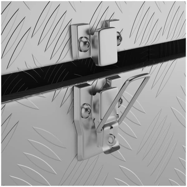 MSW Aluminiumlåda - 57,5 x 24,5 x 22 cm - 31 l