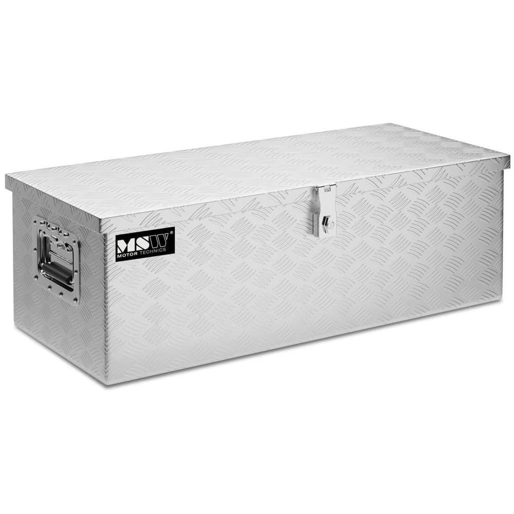 MSW Aluminiumlåda - 76,5 x 33,5 x 24 cm - 48 l