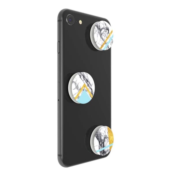 Popsockets PopMinis White Marble Glam 3-pack