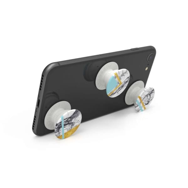 Popsockets PopMinis White Marble Glam 3-pack