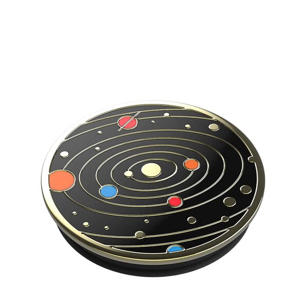 Popsockets PopGrip Enamel Solar flare Black