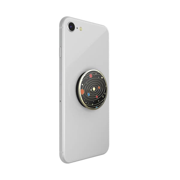 Popsockets PopGrip Enamel Solar flare Black