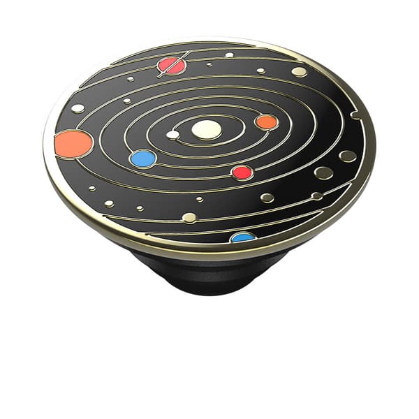 Popsockets PopGrip Enamel Solar flare Black