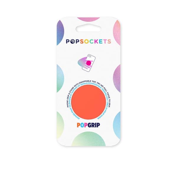 Popsockets PopGrip Neon Electric Orange