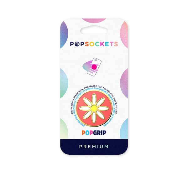 Popsockets PopGrip Enamel Quaint Daisy Coral