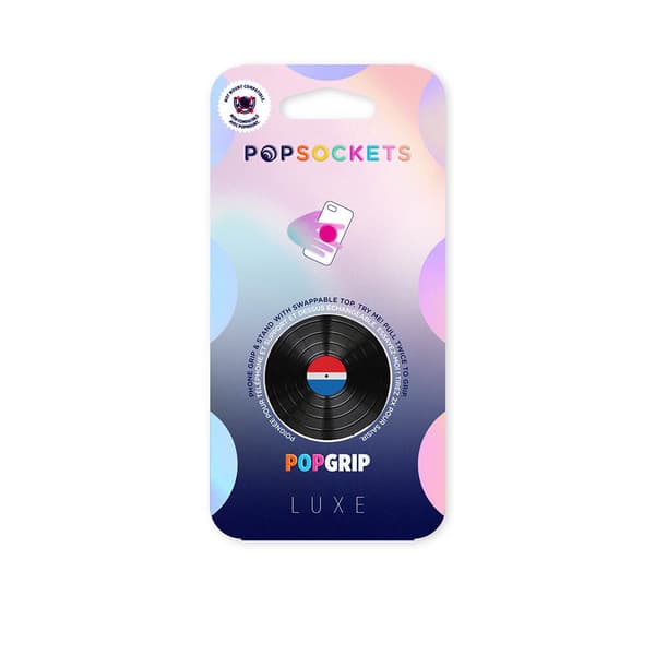 Popsockets PopGrip Backspin Aluminum 45 RPM Spin