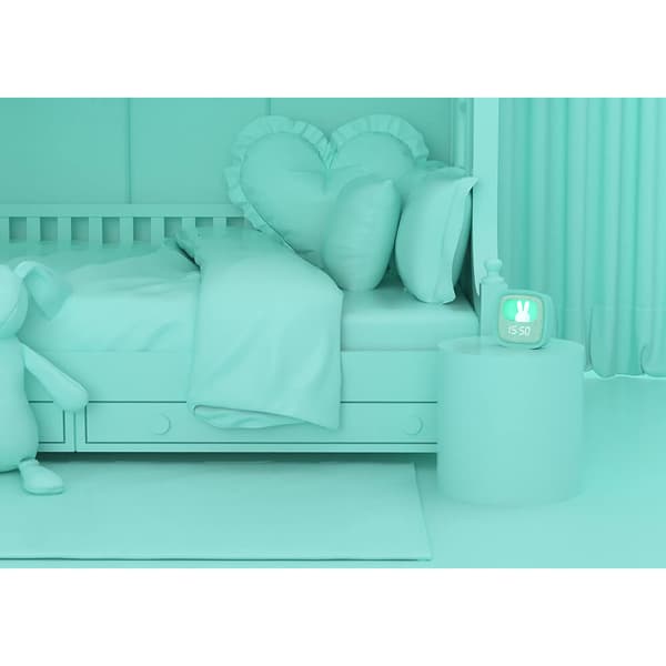 Mobility on Board Herätyskello Nightlight Billy Clock Mint Green