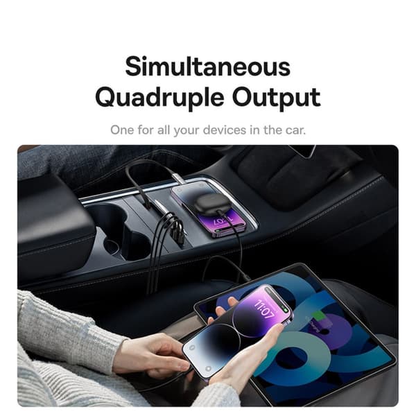 Baseus T-Space Series USB Hub for Tesla 45W