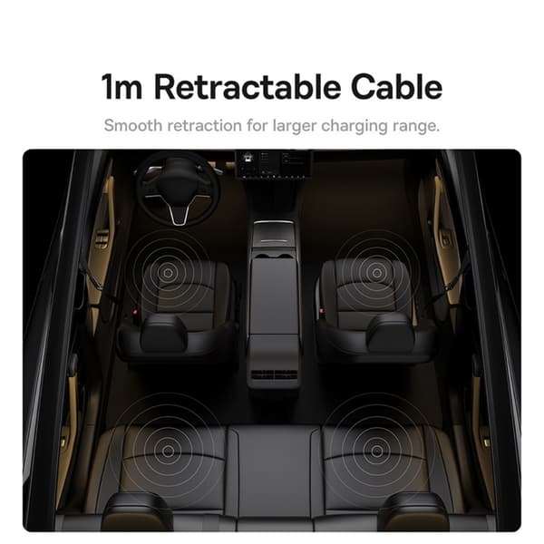 Baseus T-Space Series USB Hub for Tesla 45W