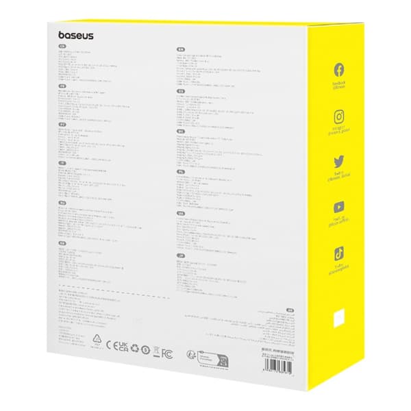 Baseus T-Space Series USB Hub for Tesla 45W