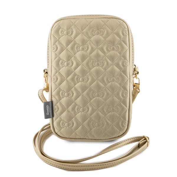 Hello Kitty Phone Bag Kitty Logo Guld