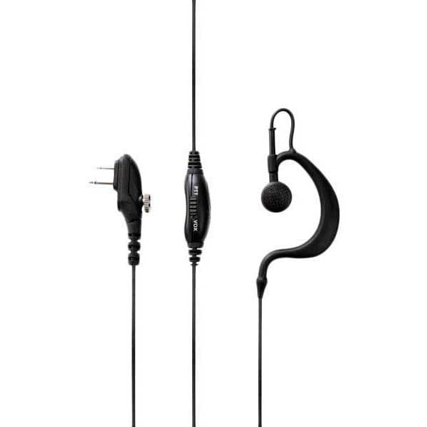 Midland Microphone With Adjustable Earphone Ma 27m Svart