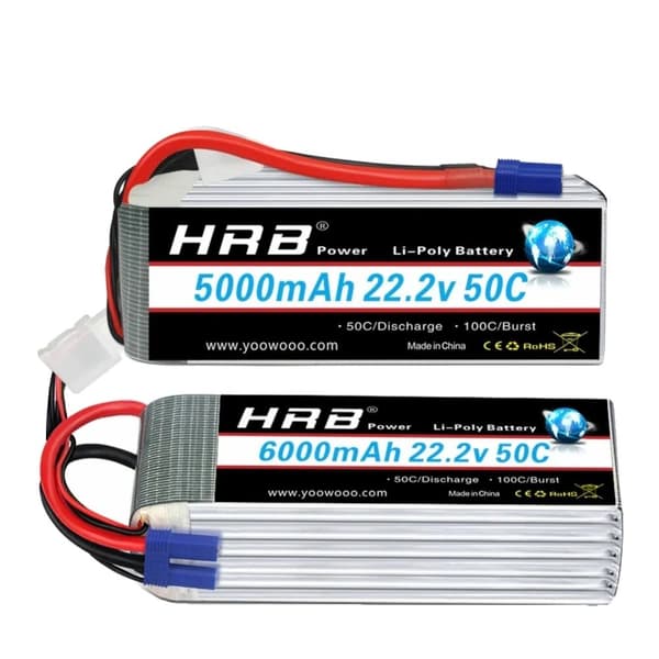 Lipo-batteri, 6S, 22,2V