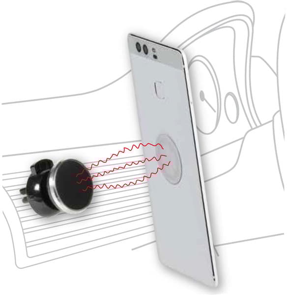 Vivanco magnetic car mount 6" (37535)