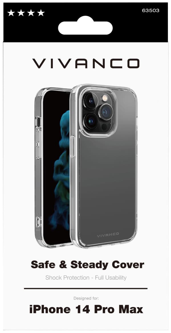 Vivanco case Safe&Steady Anti Shock Apple iPhone 14 Pro Max (63503)