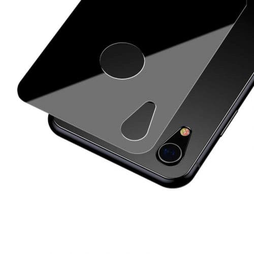 Baseus iPhone Xr 0.3 mm Full coverage curved T-Glass rear Protector Black (SGAPIPH61-BM01)