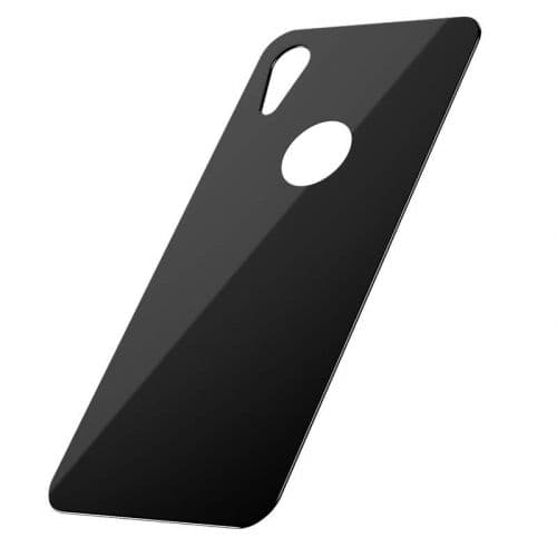 Baseus iPhone Xr 0.3 mm Full coverage curved T-Glass rear Protector Black (SGAPIPH61-BM01)