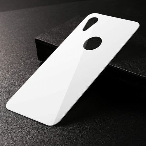 Baseus iPhone Xr 0.3 mm Full coverage curved T-Glass rear Protector White (SGAPIPH61-BM02)