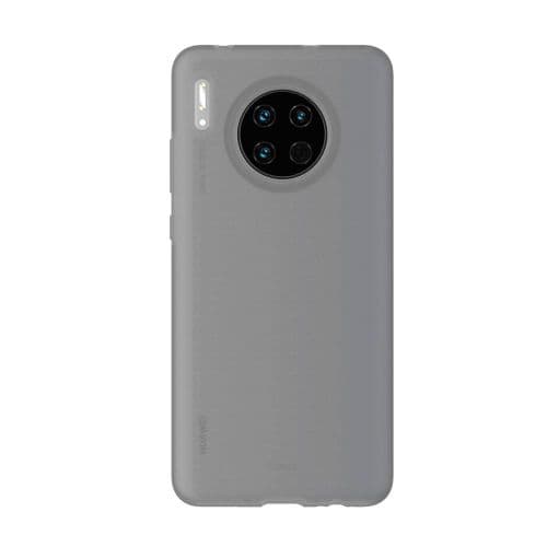 Baseus Huawei Mate 30 case Jelly Liquid Silica Gel Transparent Black (WIHWMATE30-GD01)