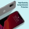 Miniatyrbillede 5 af 11: Baseus iPhone 11 Pro Max case Jelly Liquid Silica Gel Protective Transparent Black (WIAPIPH65S-GD01)