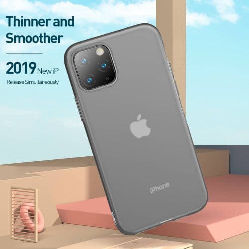 Baseus iPhone 11 Pro Max case Jelly Liquid Silica Gel Protective Transparent Black (WIAPIPH65S-GD01)