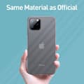 Miniatyrbillede 7 af 11: Baseus iPhone 11 Pro Max case Jelly Liquid Silica Gel Protective Transparent Black (WIAPIPH65S-GD01)